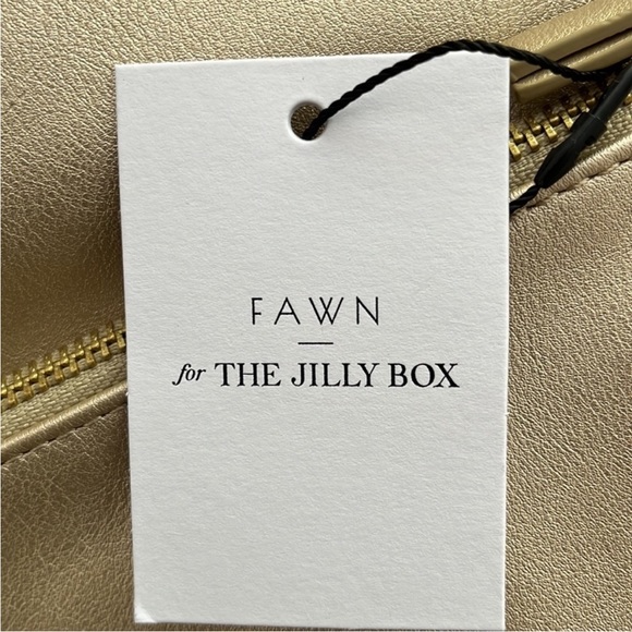 FAWN Design Gold Fold over Oversized Clutch from Winter 2022 Jilly Box - Picture 6 of 6